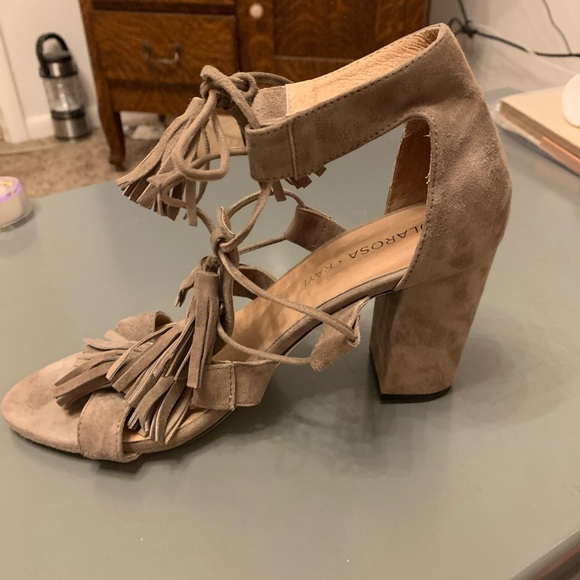*Never Worn* RAYE—Tularosa Luna Heel in Putty - Picture 8 of 9